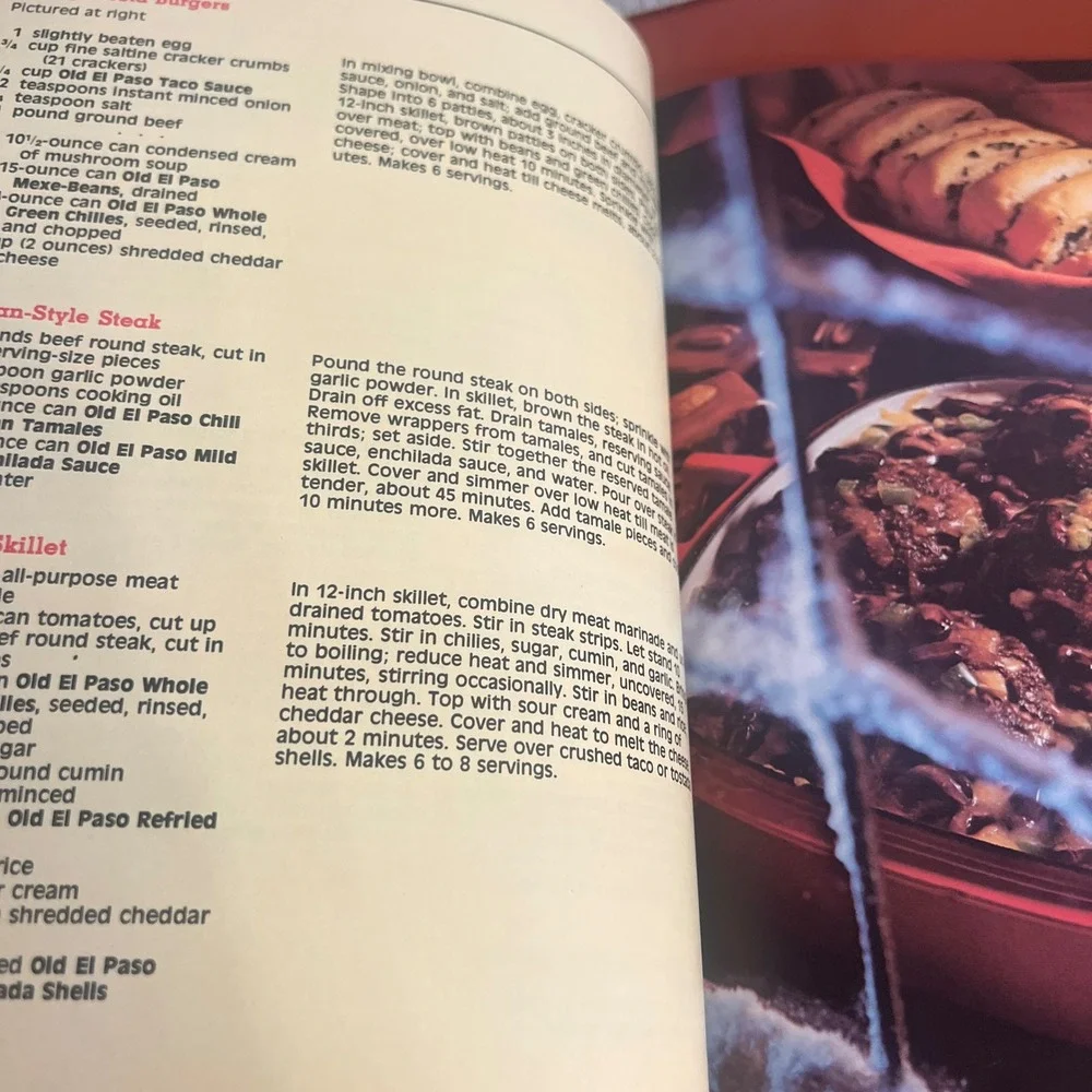 Vintage 1978 Old El Paso Sun Country Mexican Cookbook Better Homes and Gardens
